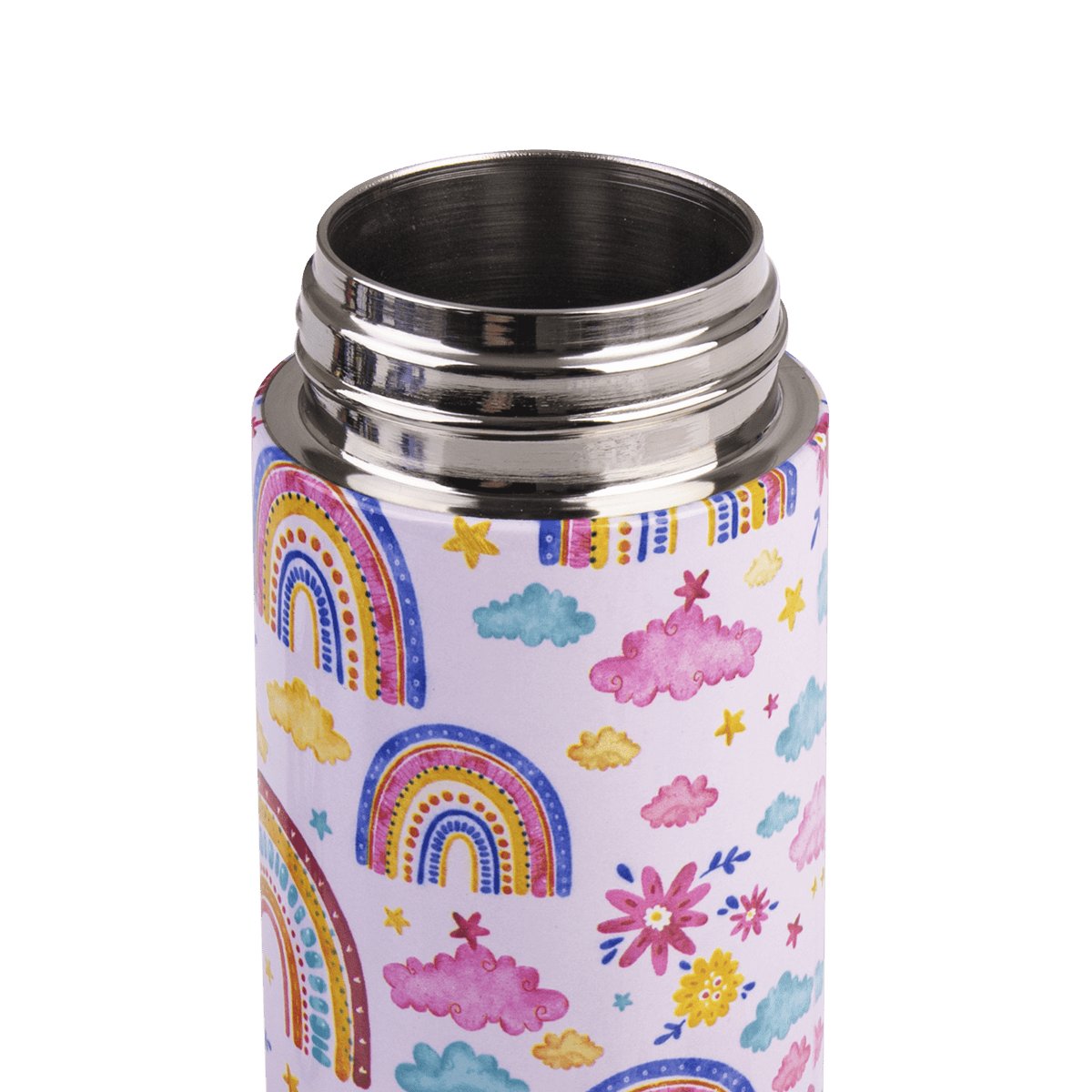 Oasis Stainless Steel Double Wall Insulated Kid's Drink Bottle W/Sipper Straw 550ML - BentoBliss