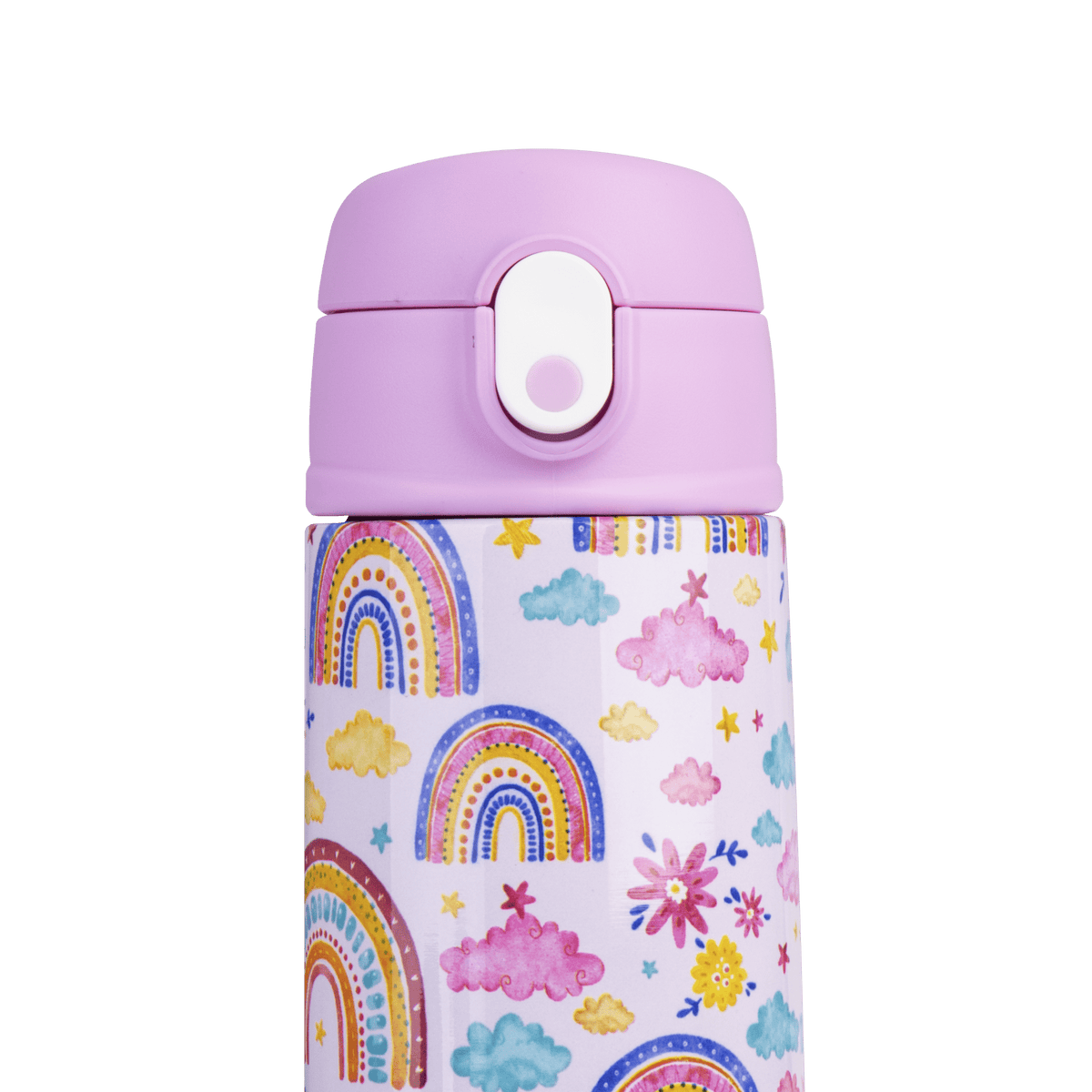 Oasis Stainless Steel Double Wall Insulated Kid's Drink Bottle W/Sipper Straw 550ML - BentoBliss