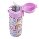 Oasis stainless steel double wall insulated kids drink bottle 550ml rainbow sky with sipper straw