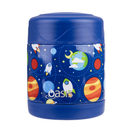 Oasis Insulated Kids Food Jar 300ml - Outer Space - BentoBliss 