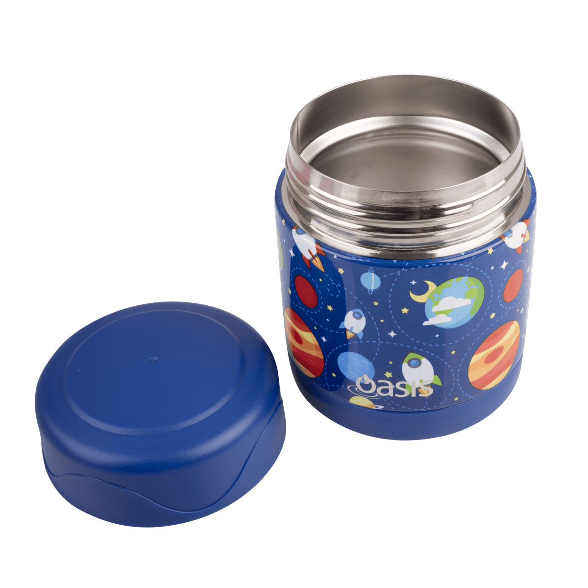Sachi Insulated Lunch Bag, Food Jar & Bottle Bundle - Outer Space - BentoBliss