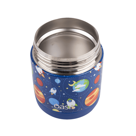 Oasis Insulated Kids Food Jar 300ml - Outer Space - BentoBliss 