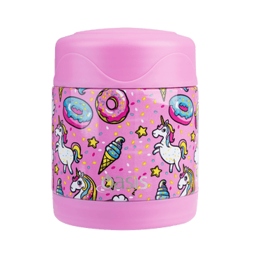 Oasis Insulated Kids Food Jar 300ml - Unicorn - BentoBliss 