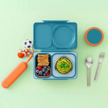 OmieBox UP Bundle - Teal Green - utensil pod set sunny