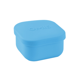 Omie snack silicone container blue colour