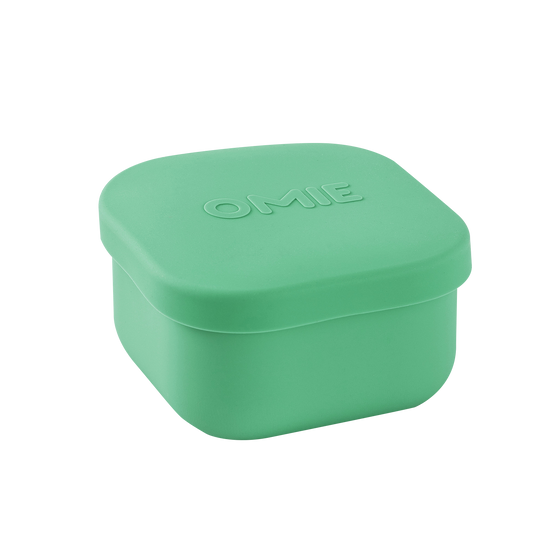 Omie snack silicone container green colour