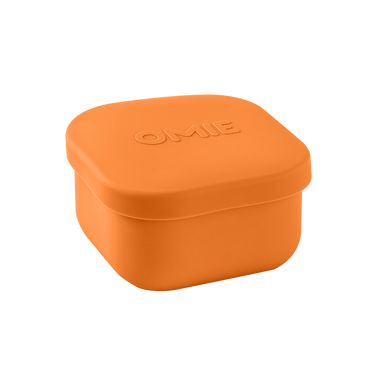 Omie snack silicone container orange colour