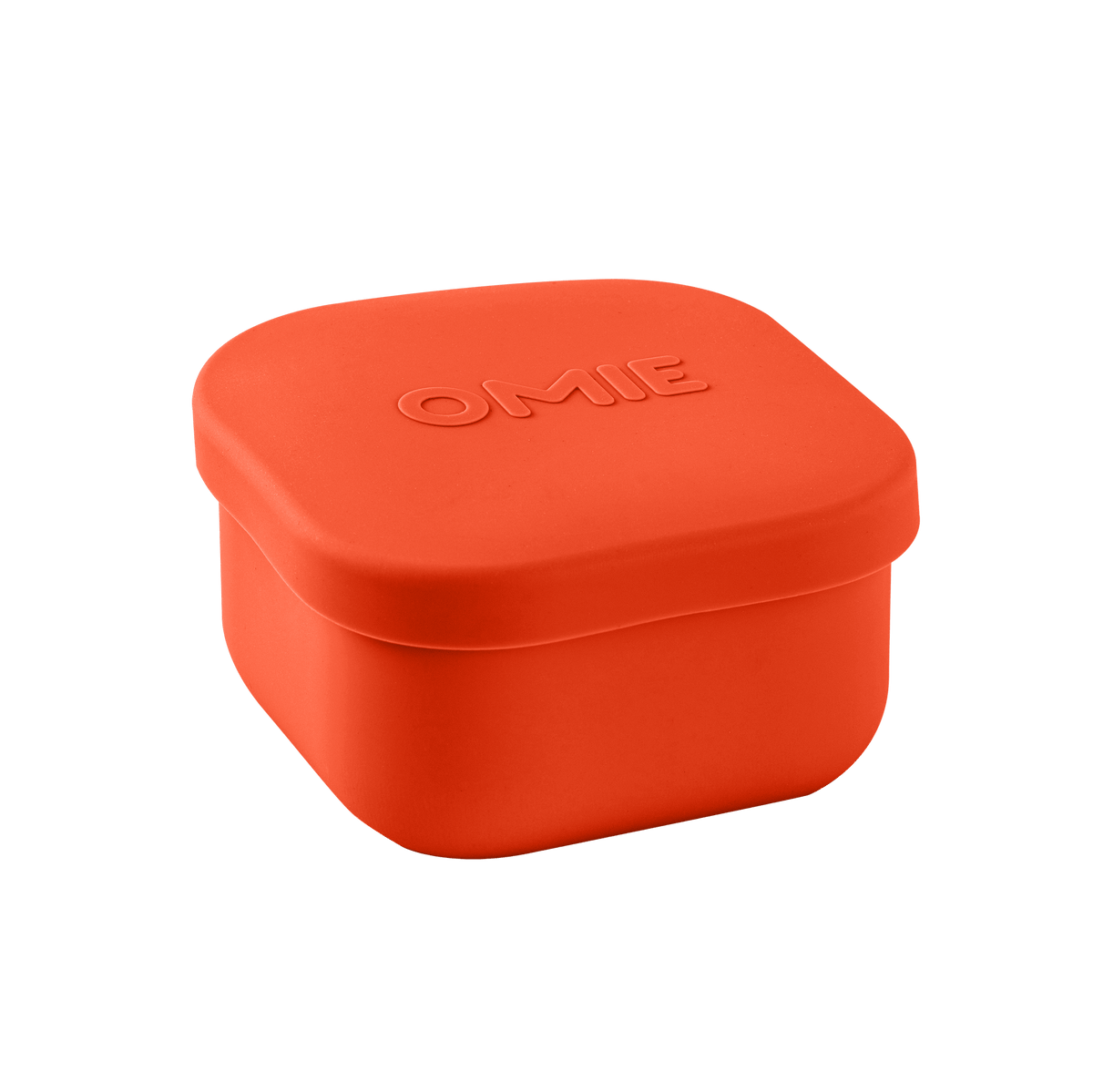 Omie Omiesnack Silicone Container 280ML - Red - BentoBliss