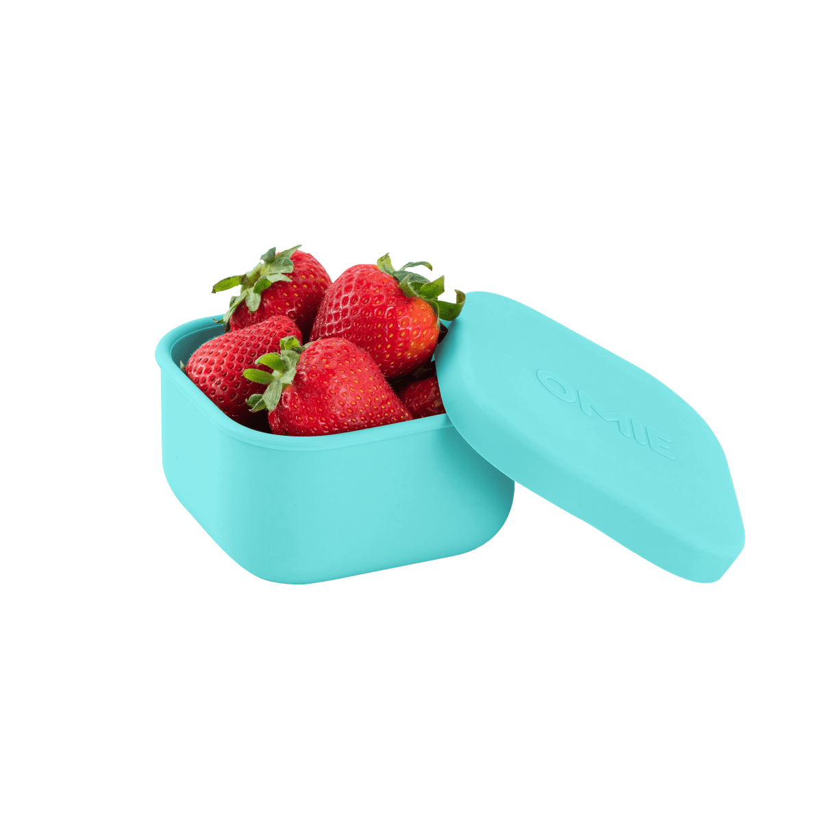 Omie Omiesnack Silicone Container 280ML - Teal - BentoBliss