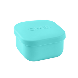 Omie snack silicone container teal colour