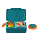Omiebox Up Hot & Cold Kids Lunch Box - Teal Green - BentoBliss 