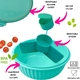 Yumbox Leakproof Poke Salad Bowl - Paradise Aqua - BentoBliss 