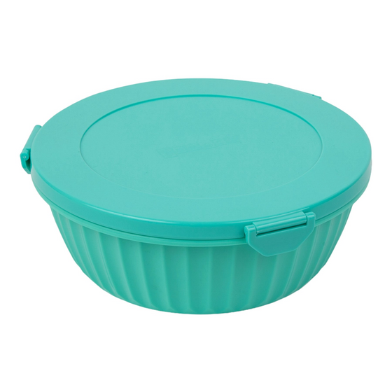 Yumbox Leakproof Poke Salad Bowl - Paradise Aqua - BentoBliss 