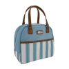 PRE-ORDER Sachi Insulated Cali Lunch Bag - Hazey Blue Stripes