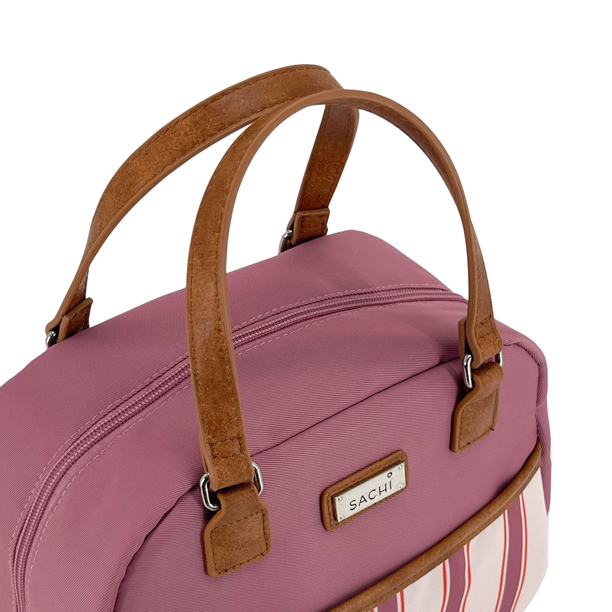Sachi Insulated Cali Lunch Bag - Blush Stripes - BentoBliss