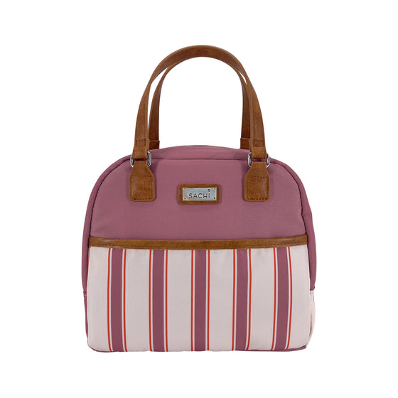 Sachi Insulated Cali Lunch Bag - Blush Stripes
