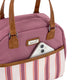 Sachi Insulated Cali Lunch Bag - Blush Stripes