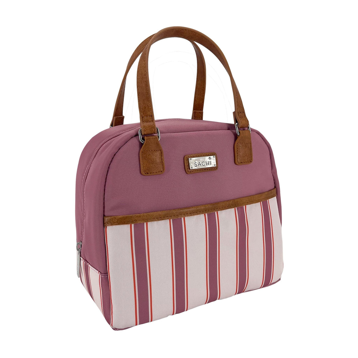 Sachi Insulated Cali Lunch Bag - Blush Stripes - BentoBliss