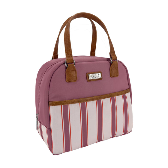 Sachi Insulated Cali Lunch Bag - Blush Stripes