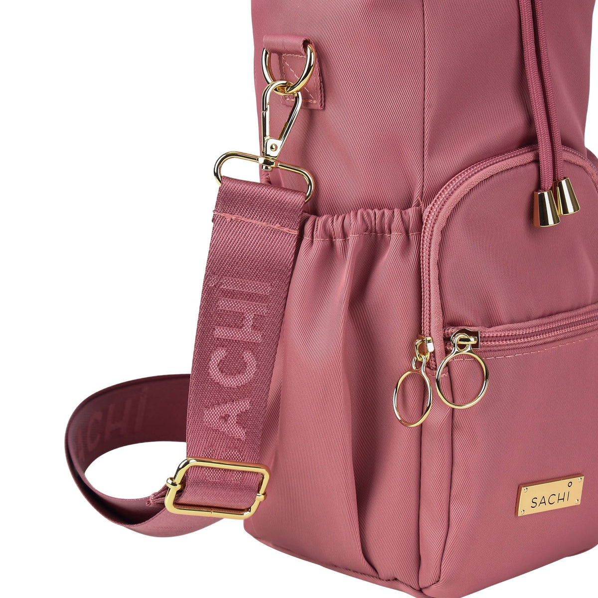 Sachi Crossbody Insulated Bottle Bag - Blush - BentoBliss