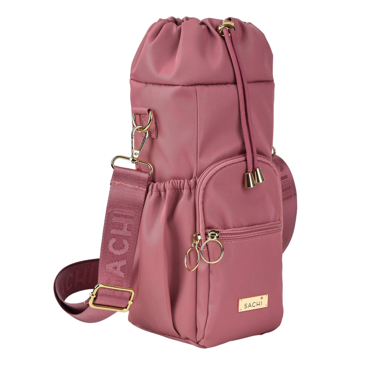 Sachi Crossbody Insulated Bottle Bag - Blush - BentoBliss