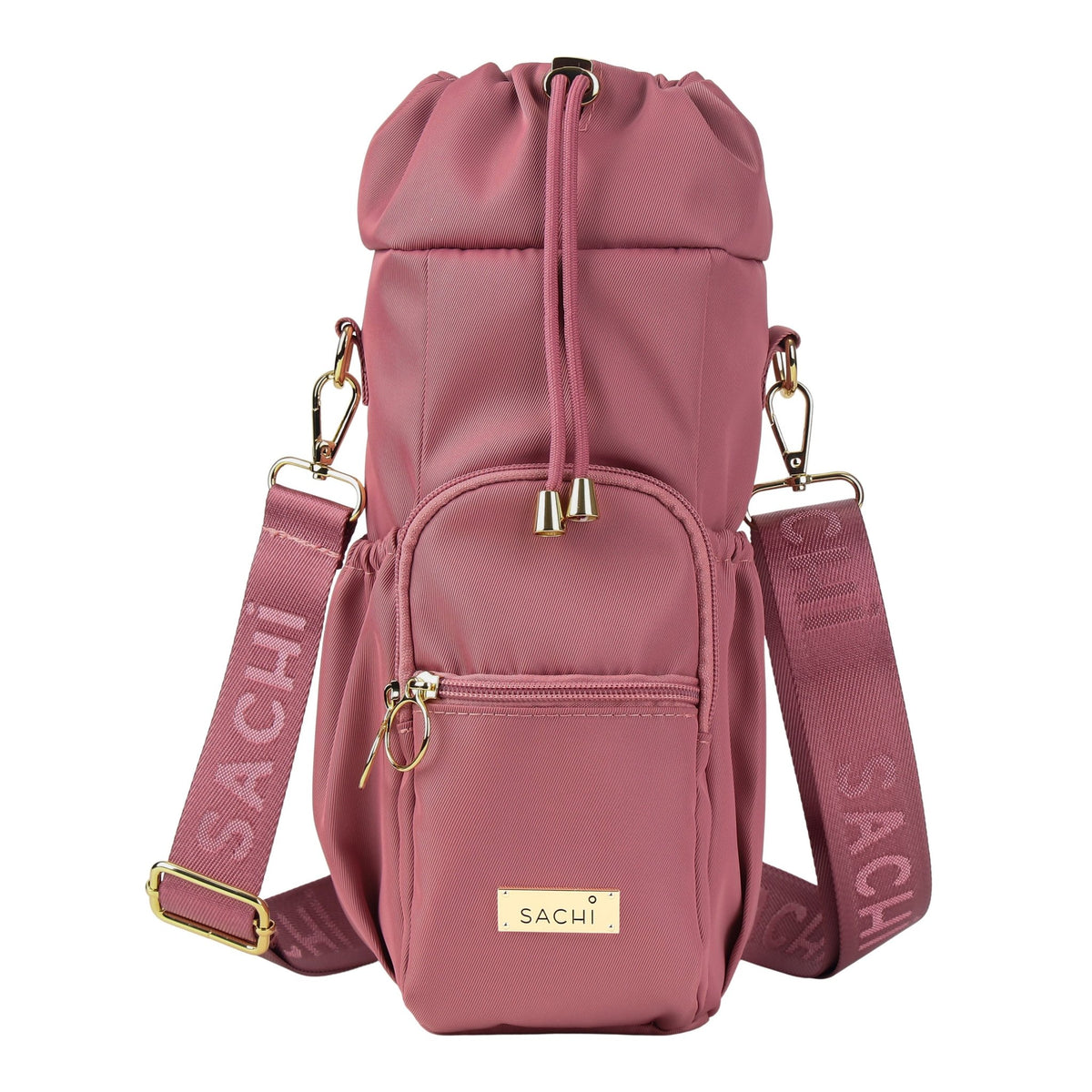 Sachi Crossbody Insulated Bottle Bag - Blush - BentoBliss