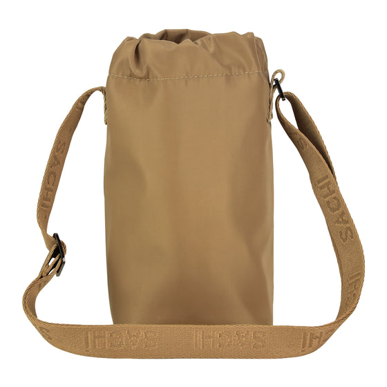 Sachi Crossbody Lite Insulated Bottle Bag - Latte Back