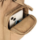 Sachi Crossbody Lite Insulated Bottle Bag - Latte Phone Pocket
