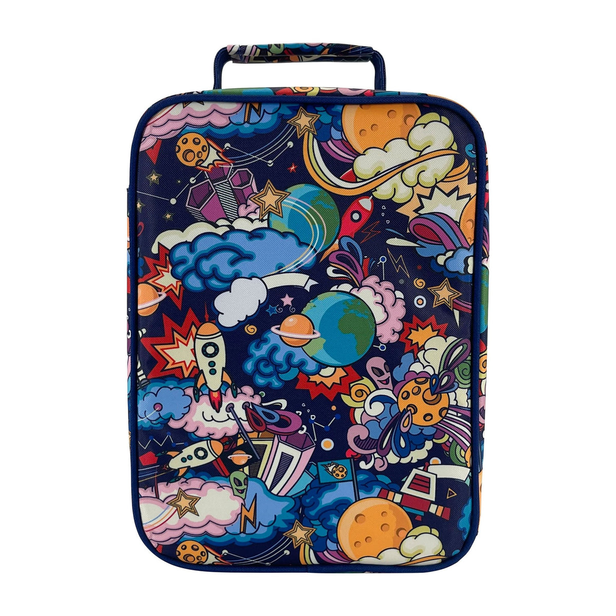 Sachi Insulated Lunch Bag & Bottle Bundle - Alien Adventures - BentoBliss