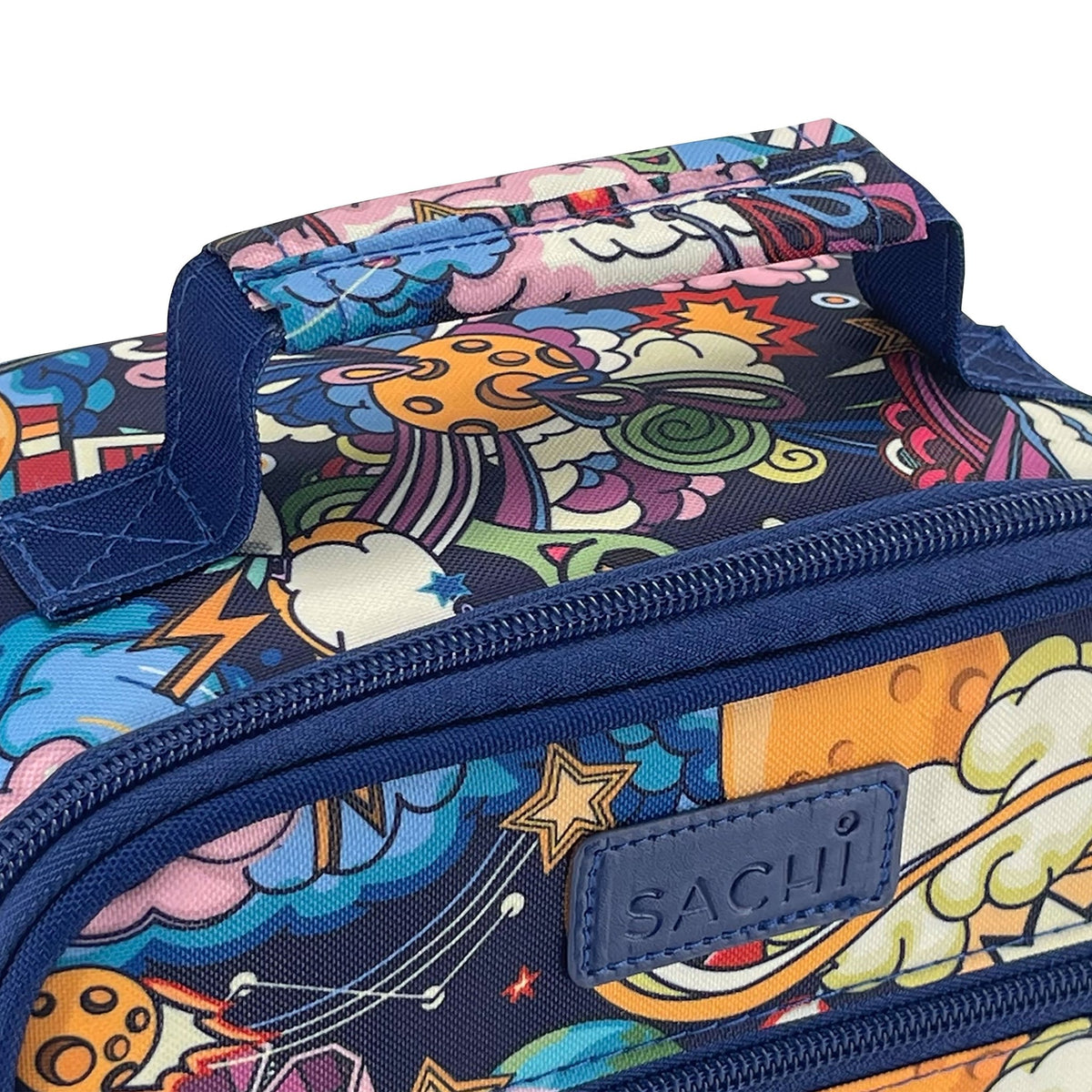 Sachi Insulated Lunch Bag & Bottle Bundle - Alien Adventures - BentoBliss