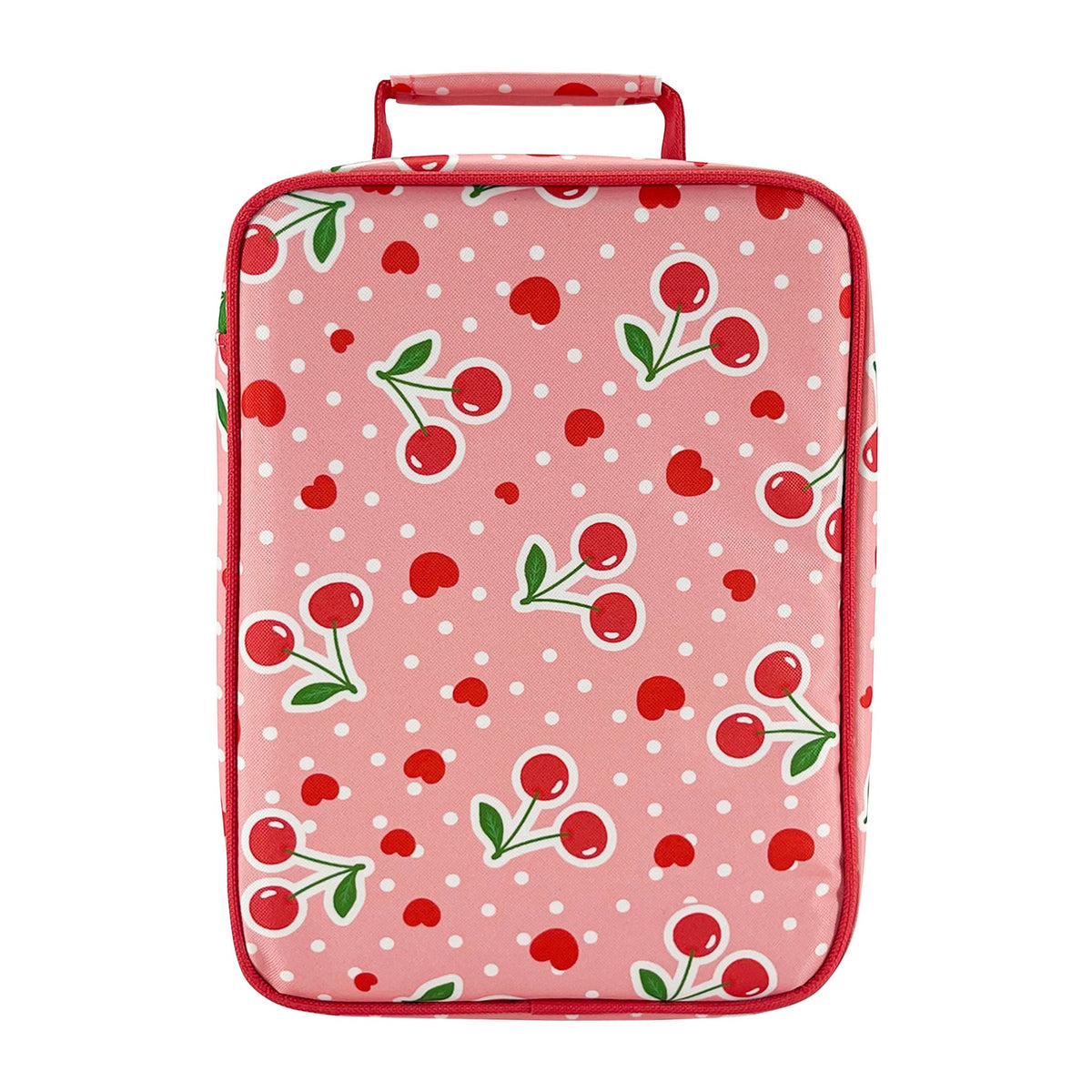 Sachi Insulated Lunch Bag & Bottle Bundle - Cherry Crush - BentoBliss