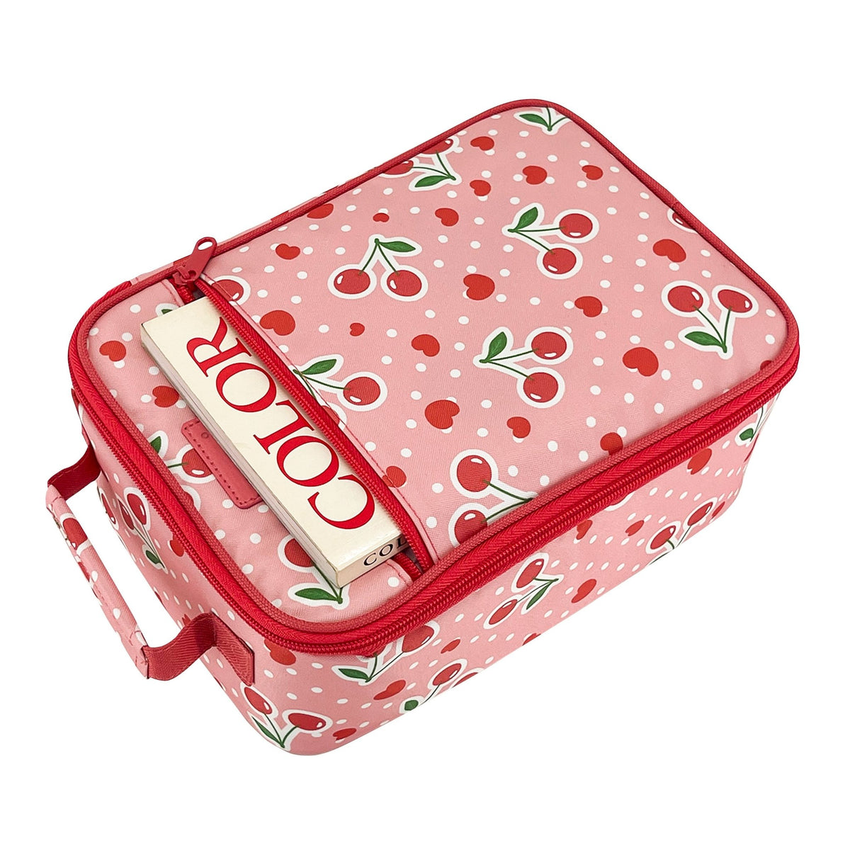 Sachi Insulated Lunch Bag & Bottle Bundle - Cherry Crush - BentoBliss