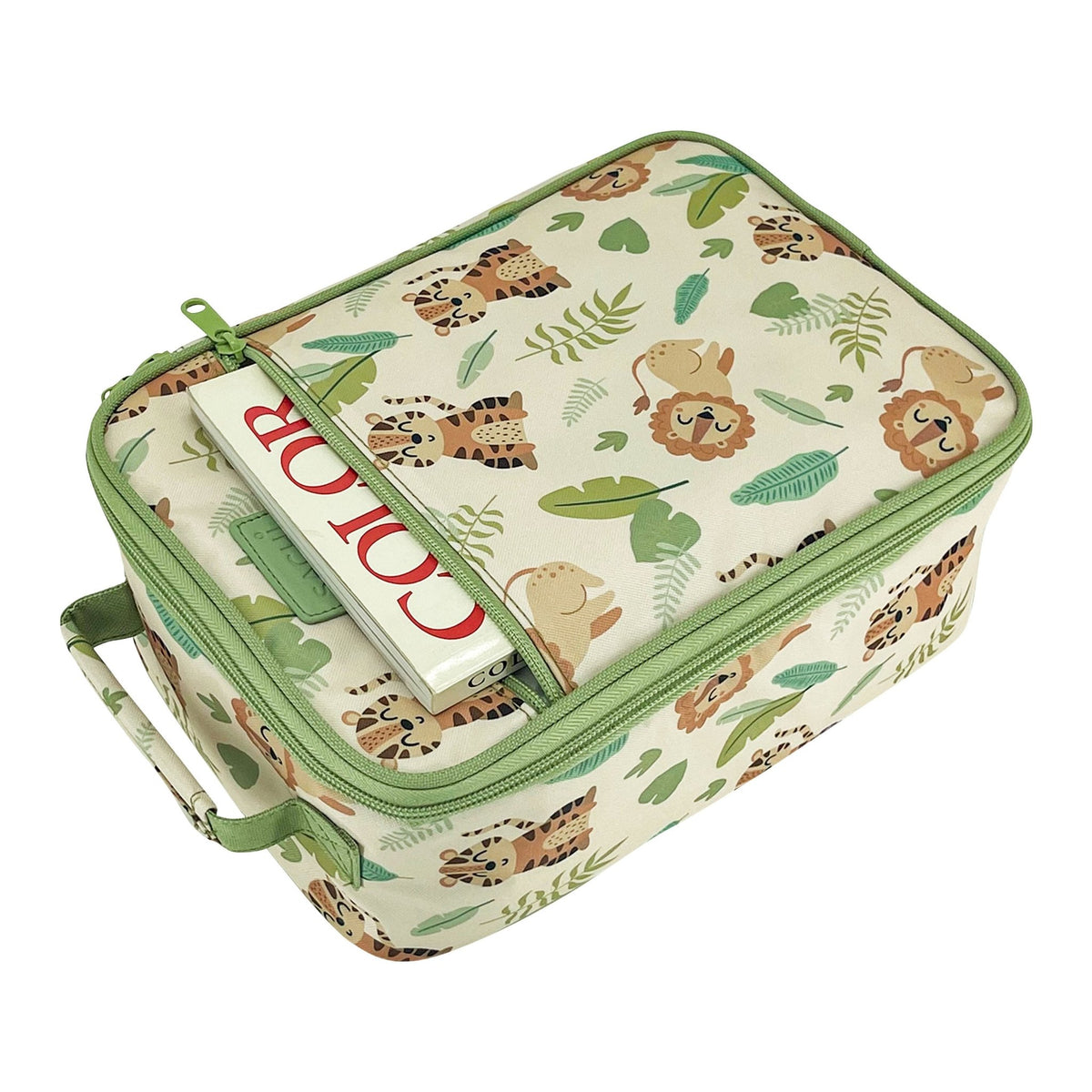 Sachi Insulated Lunch Bag & Bottle Bundle - Jungle Buddies - BentoBliss