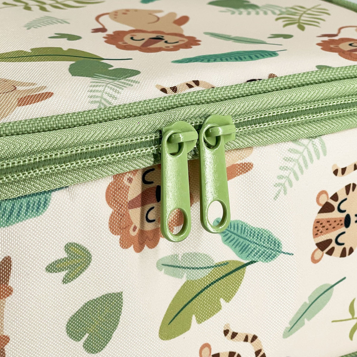 Sachi Insulated Lunch Bag & Bottle Bundle - Jungle Buddies - BentoBliss