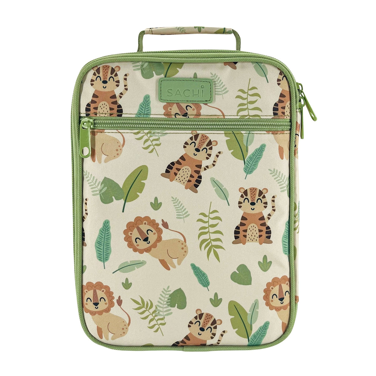 Sachi Insulated Lunch Bag & Bottle Bundle - Jungle Buddies - BentoBliss