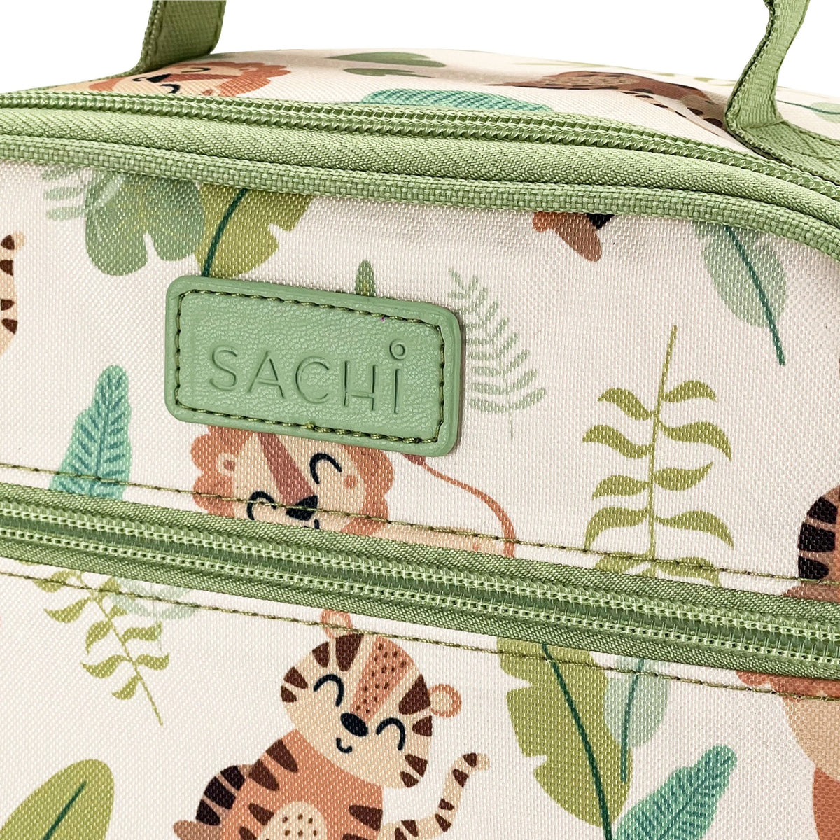 Sachi Insulated Lunch Bag & Bottle Bundle - Jungle Buddies - BentoBliss