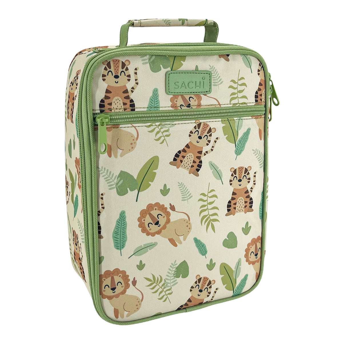 Sachi Insulated Lunch Bag & Bottle Bundle - Jungle Buddies - BentoBliss