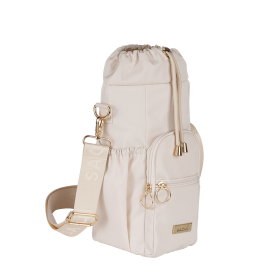 Sachi Crossbody Insulated Bottle Bag - Alabaster