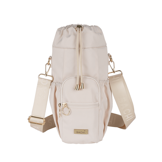 Sachi Crossbody Insulated Bottle Bag - Alabaster - BentoBliss 