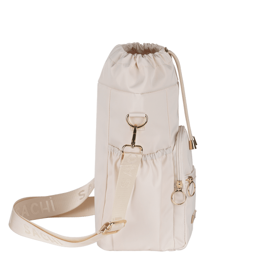 Sachi Crossbody Insulated Bottle Bag - Alabaster - BentoBliss 