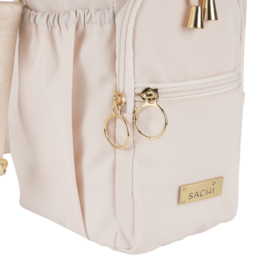 Sachi Crossbody Insulated Bottle Bag - Alabaster - Chain