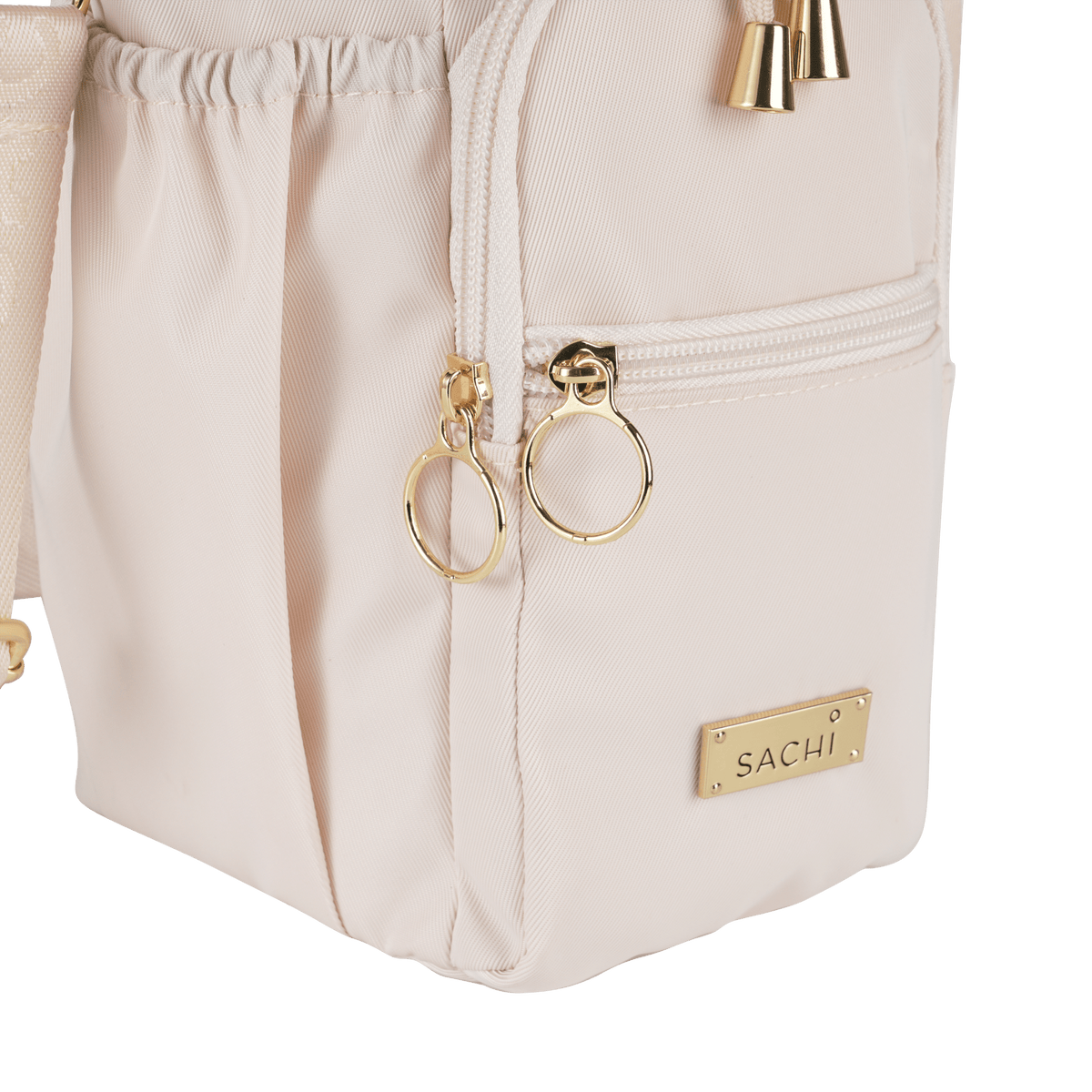Sachi Crossbody Insulated Bottle Bag - Alabaster - BentoBliss