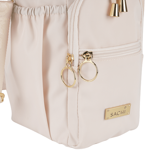 Sachi Crossbody Insulated Bottle Bag - Alabaster - BentoBliss 