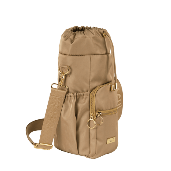 Sachi Crossbody Insulated Bottle Bag - Latte