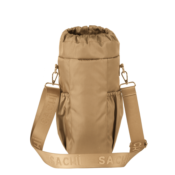 Sachi Crossbody Insulated Bottle Bag - Latte - BentoBliss 