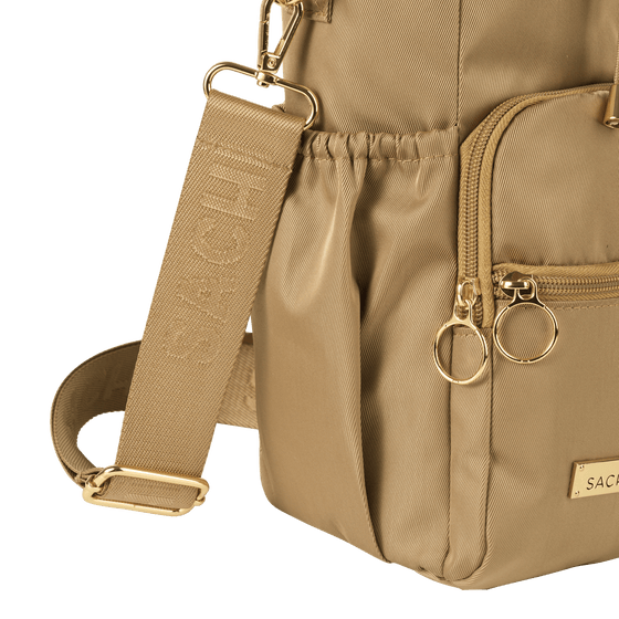 Sachi Crossbody Insulated Bottle Bag - Latte - Sling