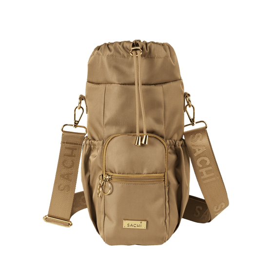 Sachi Crossbody Insulated Bottle Bag - Latte