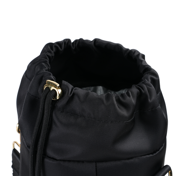 Sachi Crossbody Insulated Bottle Bag - Black - Opening