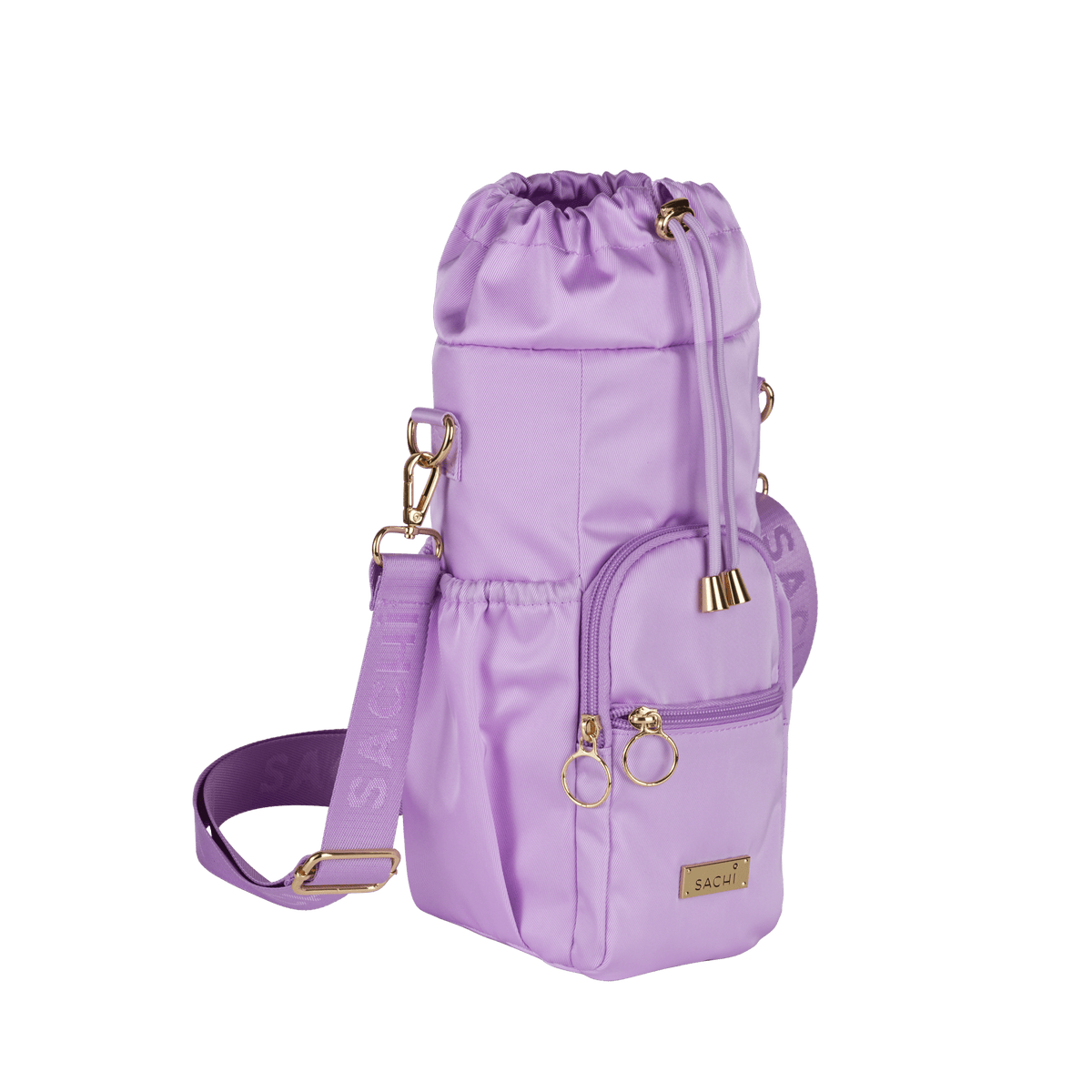 Sachi Crossbody Insulated Bottle Bag - Orchid - BentoBliss