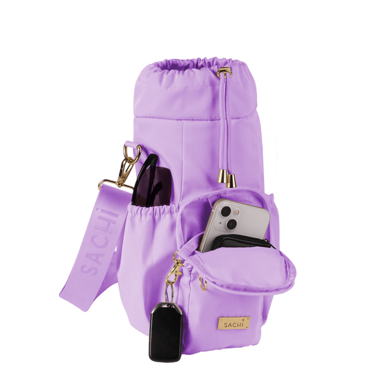 Sachi Crossbody Insulated Bottle Bag - Orchid - Mobile